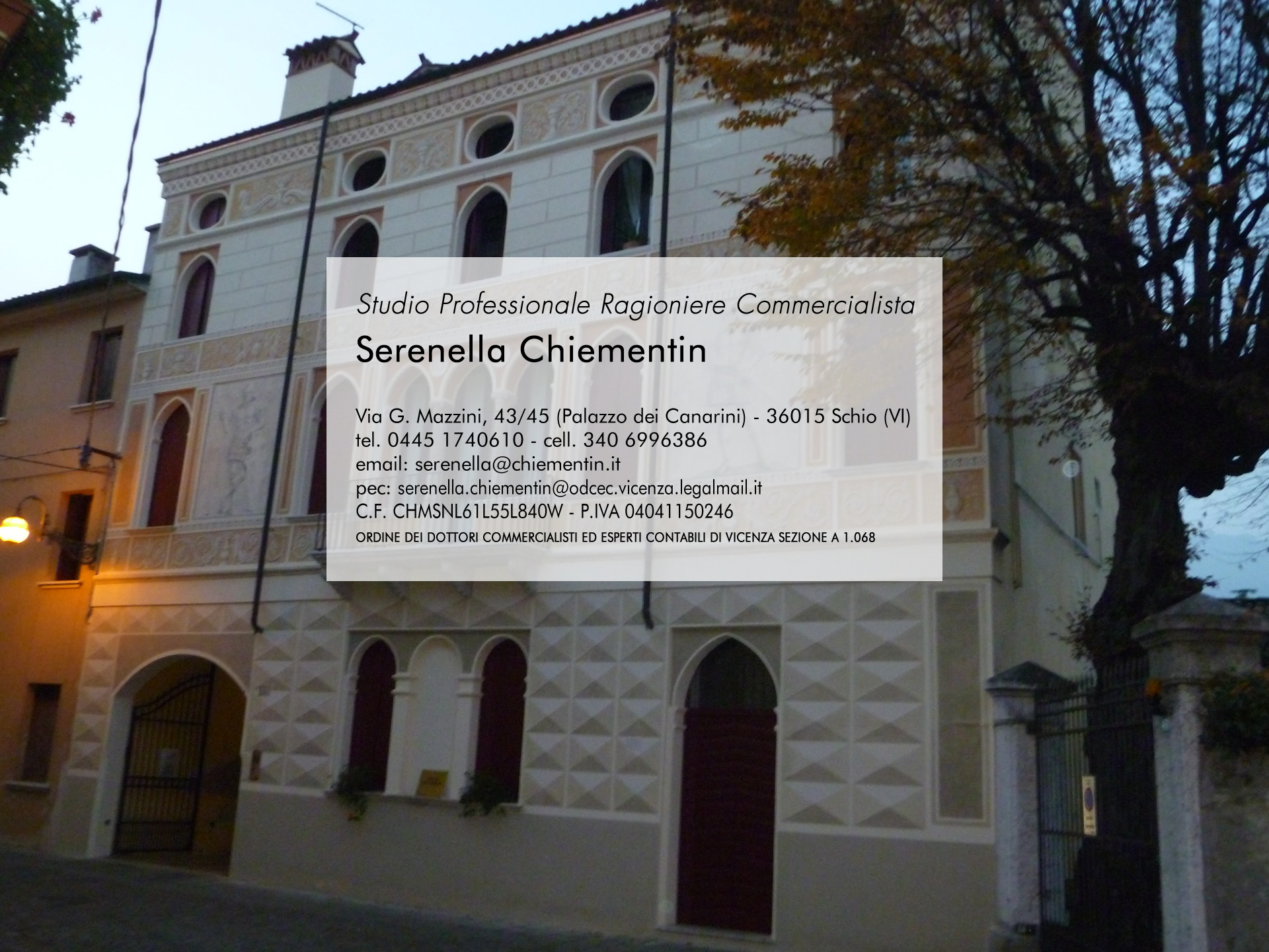 serenella chiementin commercialista schio